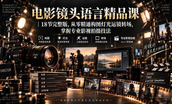（三网7期）电影镜头语言精品课