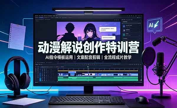 （三网70期）动漫解说创作特训营