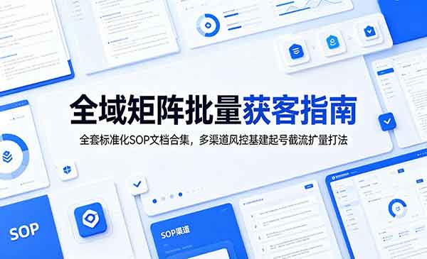 （三网703期）全域矩阵批量获客