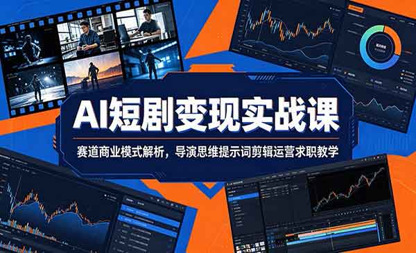 （三网709期）AI短剧变现实战