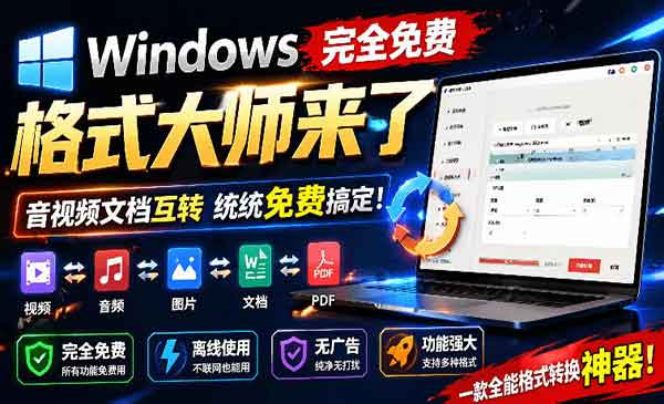 （三网724期）免费格式转换大师