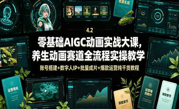 （三网729期）零基础AIGC动画实战