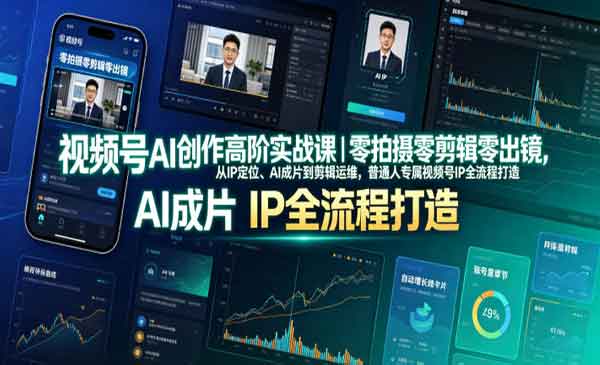 （三网730期）视频号AI创作高阶实战