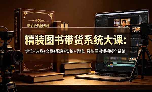 （三网749期）精装图书带货系统