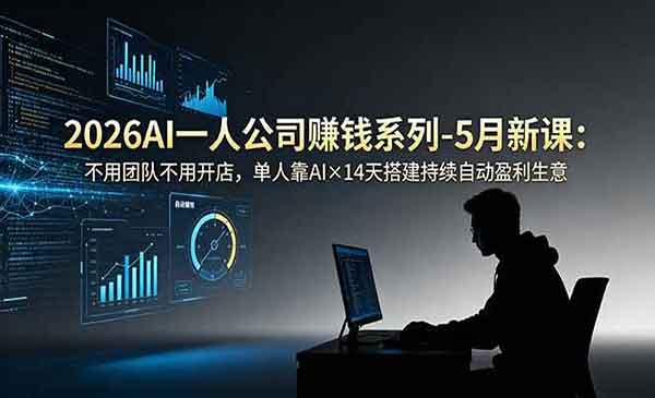 （三网754期）一人公司赚钱实战