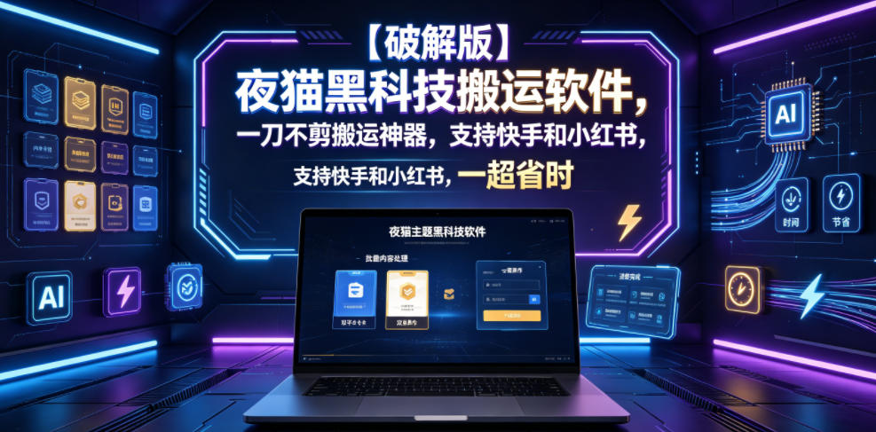 （三网765期）黑科技搬运软件