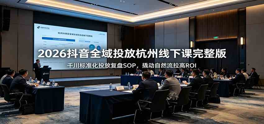 （三网766期）抖音全域投放课