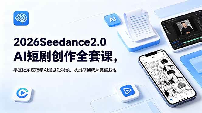 （三网772期）Seedance2.0AI短剧创作
