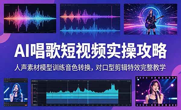 （三网775期）AI唱歌短视频实操