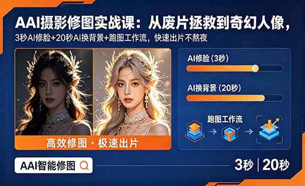 （三网778期）AI摄影修图实战