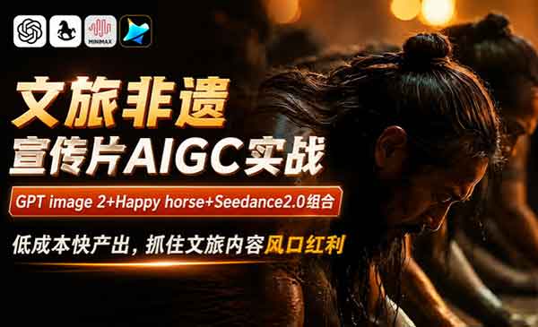 （三网789期）文旅非遗AIGC实战
