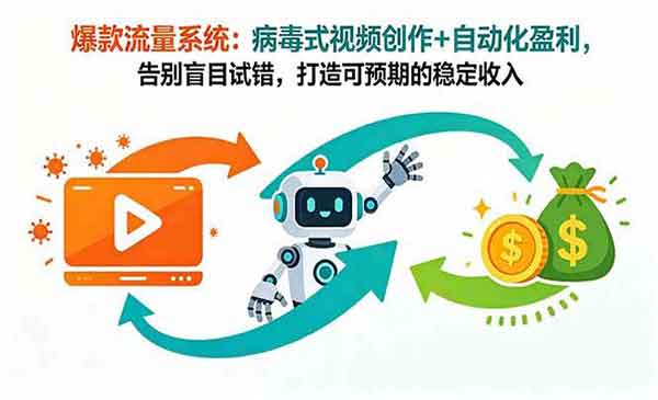 （三网813期）爆款流量系统