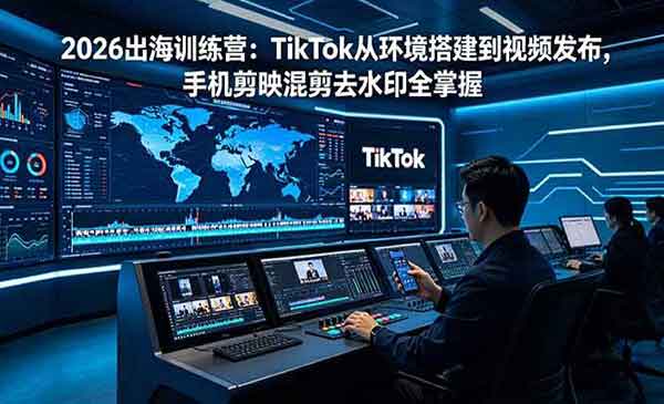 （三网814期）2026TikTok出海训练营