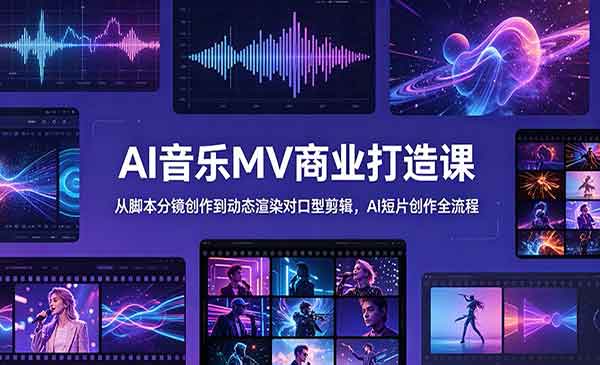 （三网825期）AI音乐MV商业打造