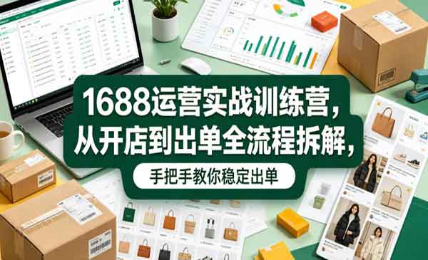 （三网830期）1688运营实战训练营