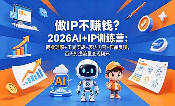 （三网838期）2026AI+IP训练营