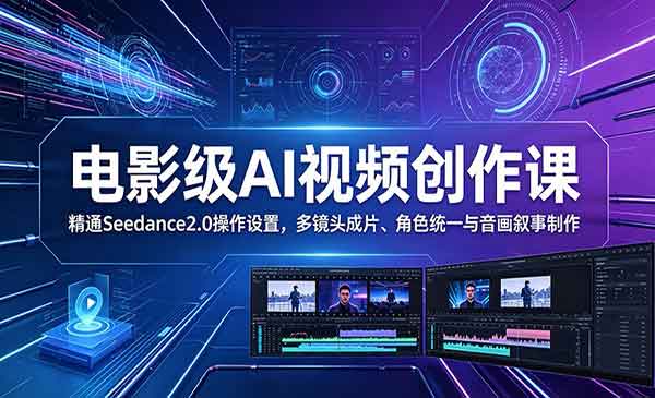 （三网876期）电影级AI视频创作