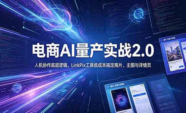 （三网879期）电商人AI量产实战