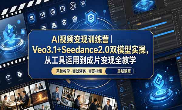 （三网884期）AI视频变现训练营