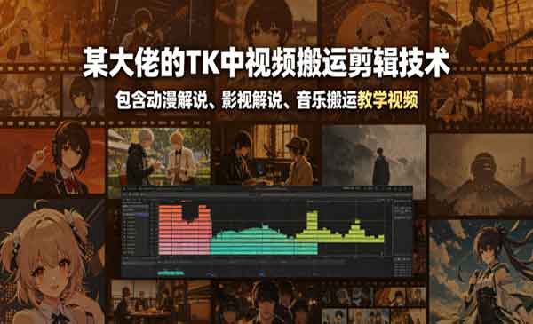 （三网891期）TK中视频搬运剪辑技术