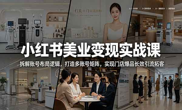 （三网902期）小红书美业变现