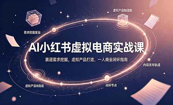 （三网93期）AI小红书电商课