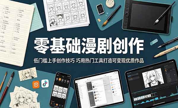 （三网933期）零基础漫剧创作