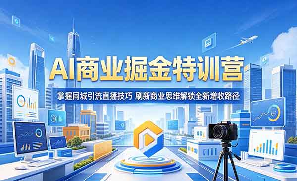 （三网959期）AI商业掘金特训营
