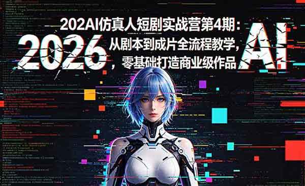 （三网962期）仿真人短剧实战营