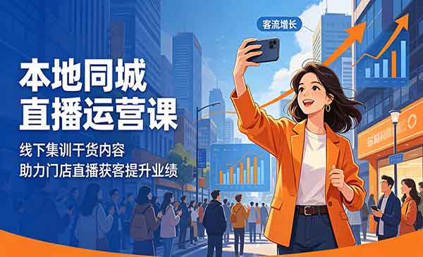 （三网972期）本地同城直播运营课