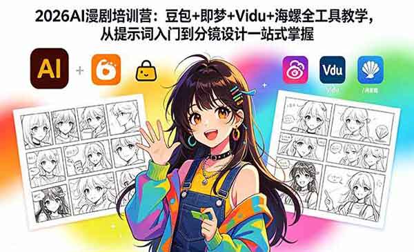 （三网974期）2026AI漫剧培训营