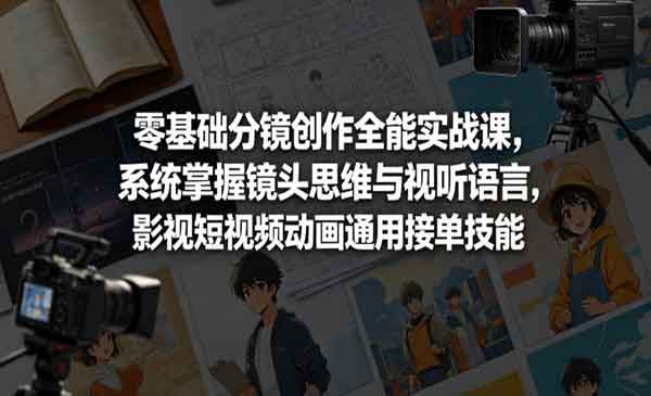 （三网992期）零基础分镜创作
