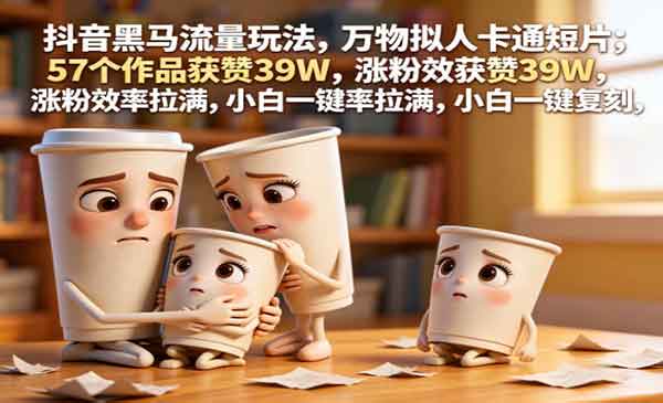 （三网995期）抖音黑马流量玩法