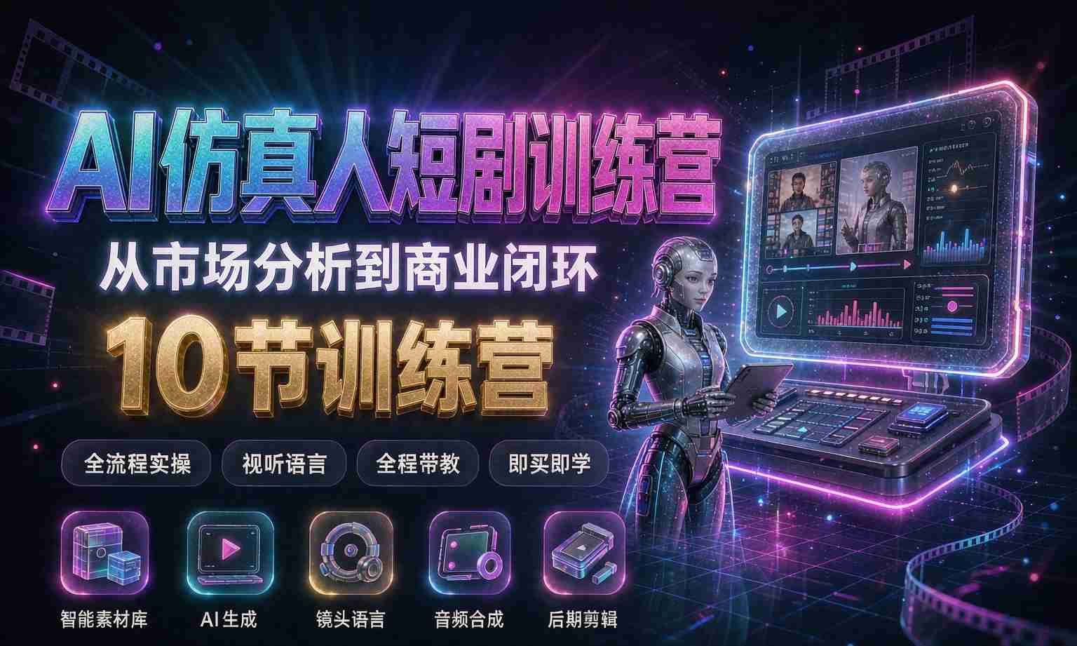 （13期百度）AI 仿真人短剧全流程训练营