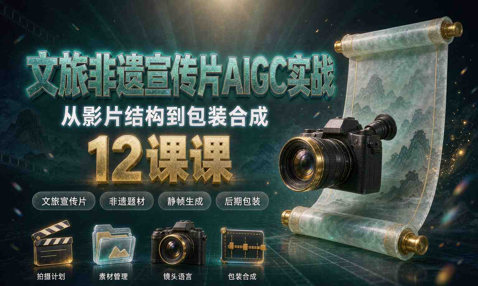 （13期百度）文旅非遗宣传片 AIGC 实战课