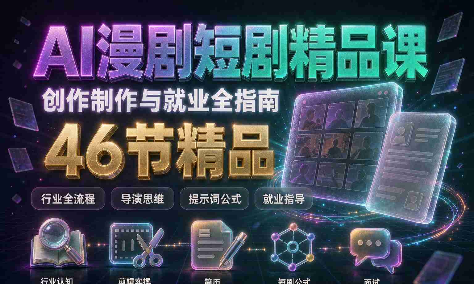 （13期百度）AI 漫剧短剧创作与就业精品课