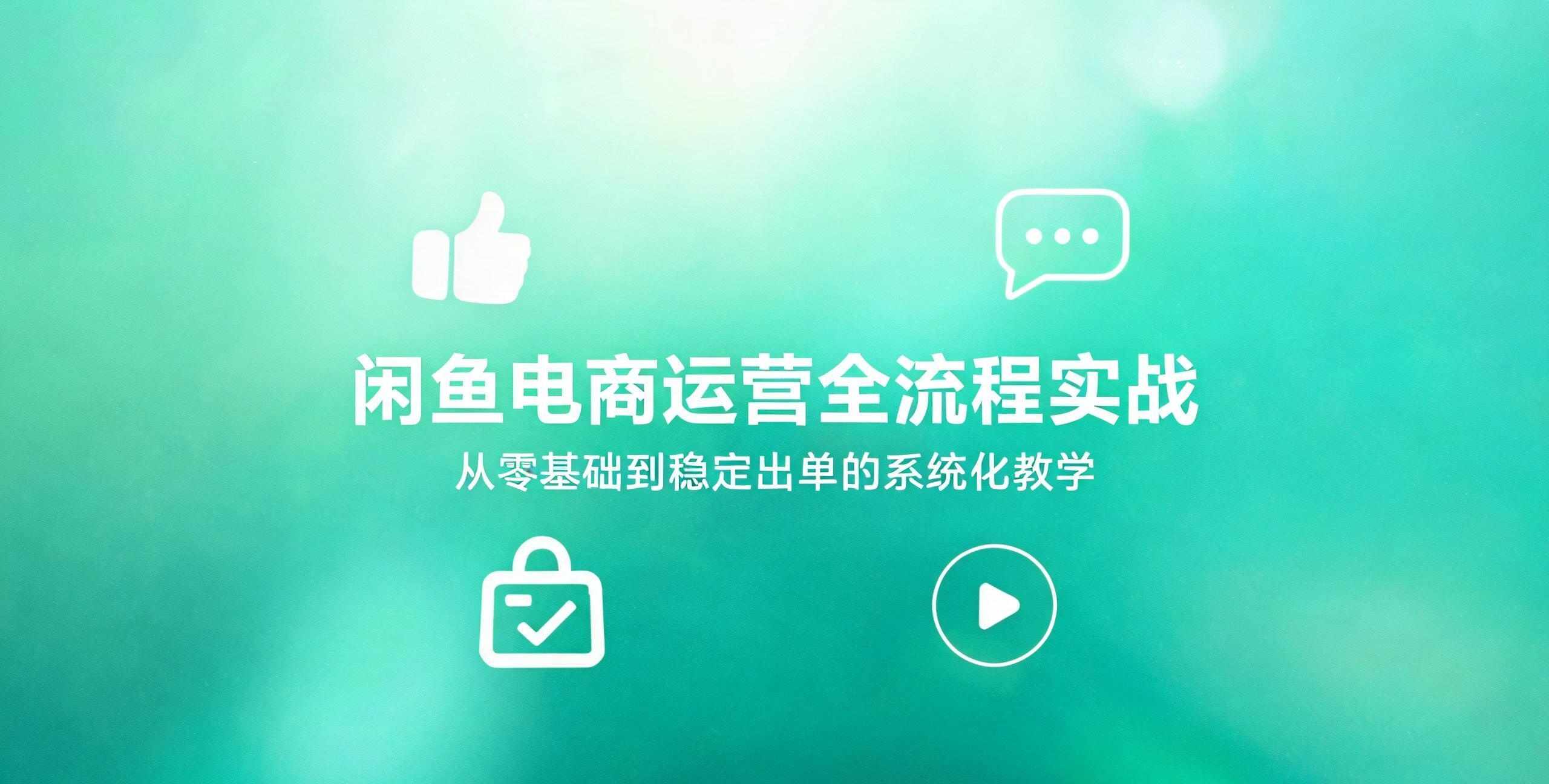 （12期）闲鱼电商运营全流程实战