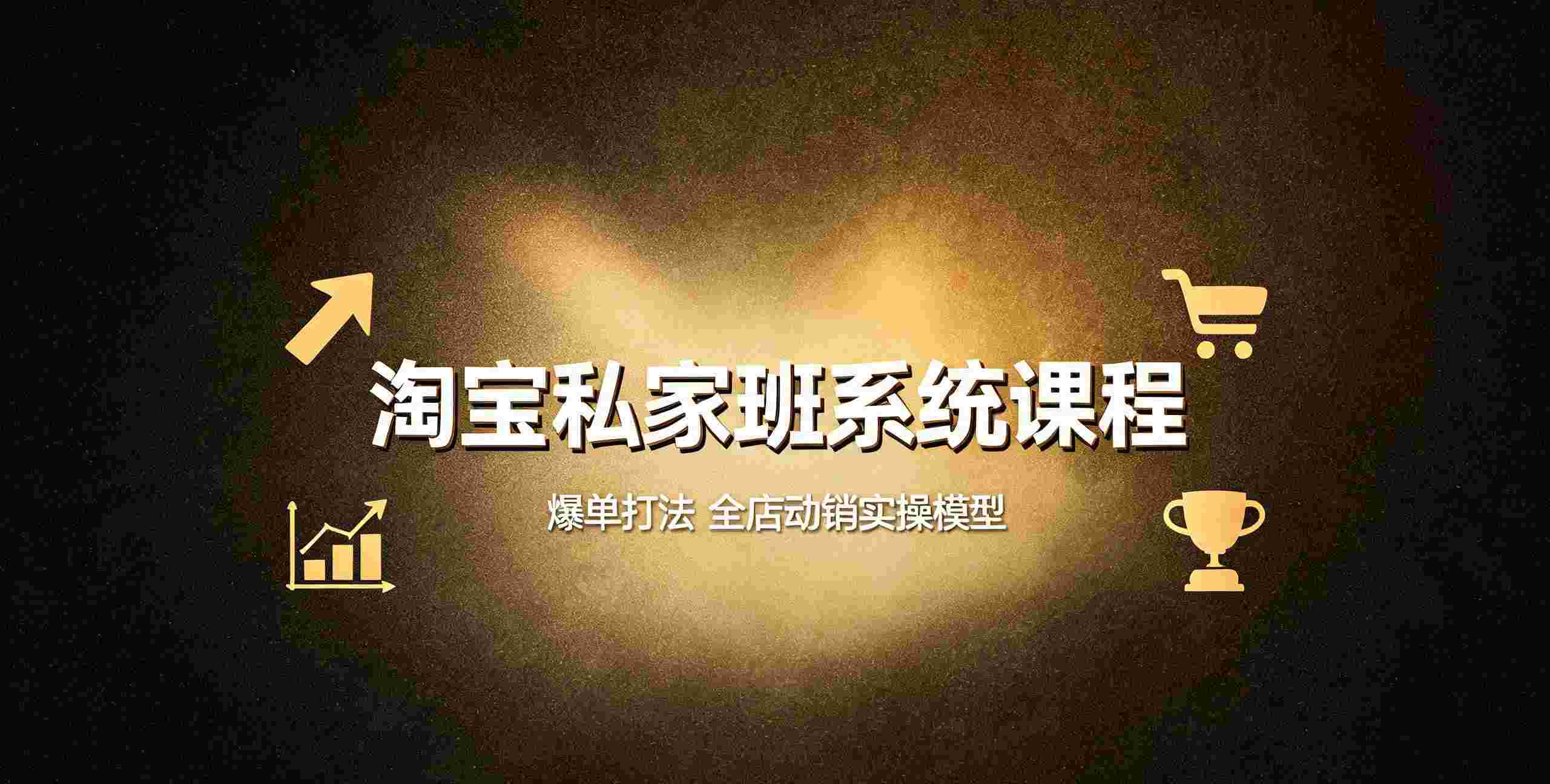 （12期）淘宝私家班爆单系统课