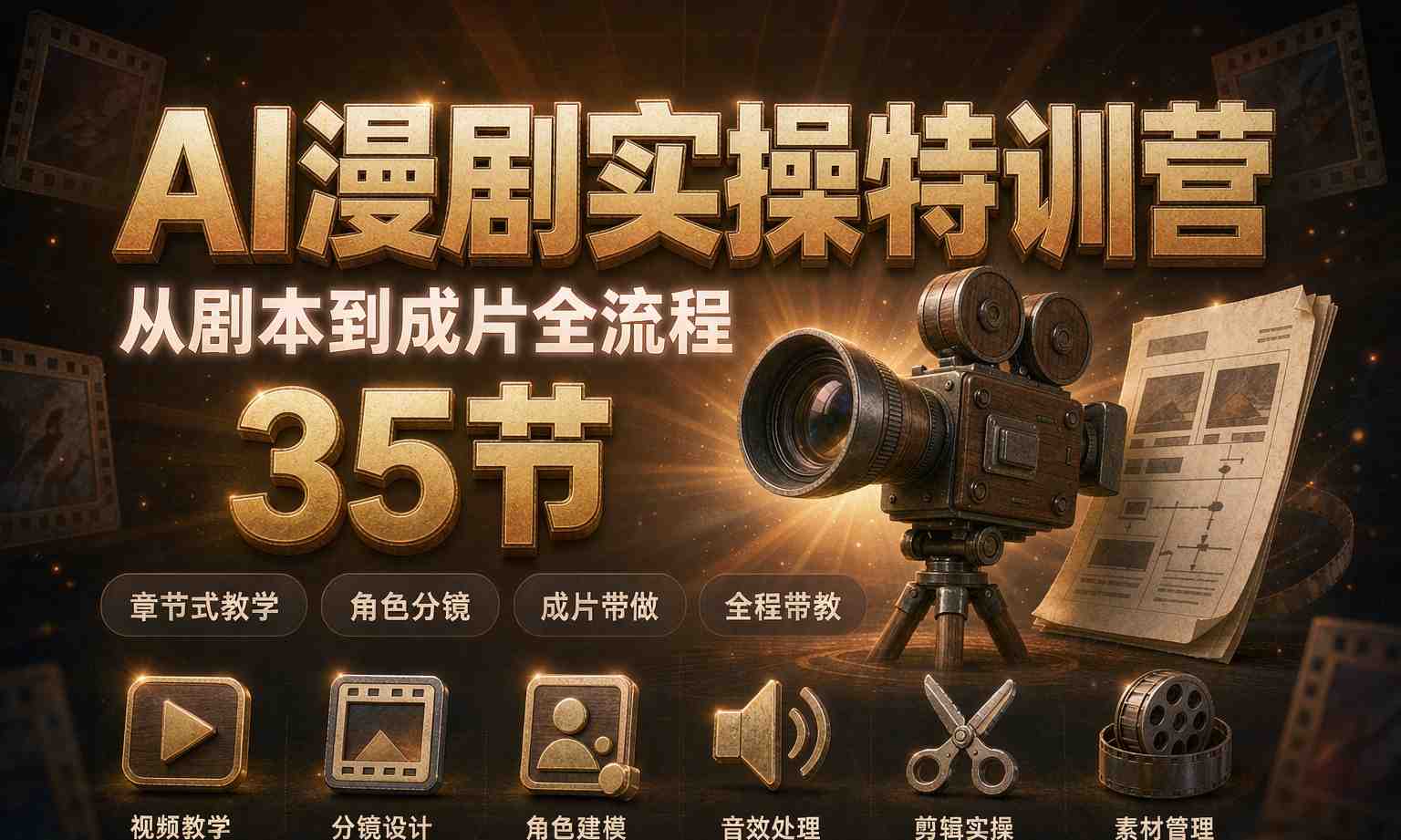 （13期百度）AI漫剧实操特训课