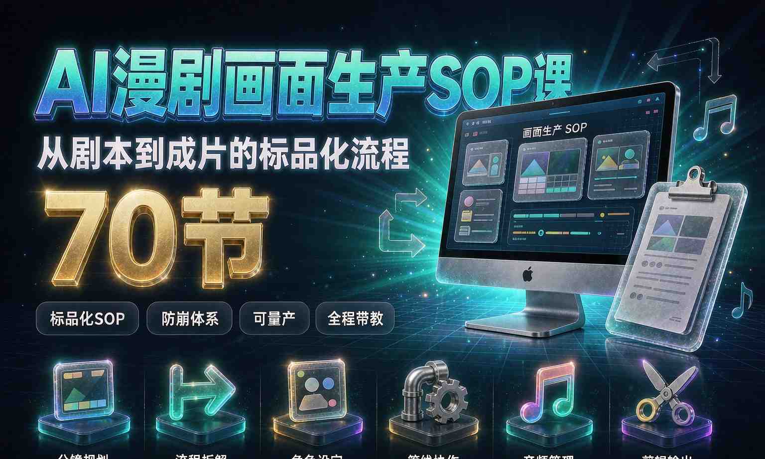 （13期百度）AI漫剧画面生产SOP实战课