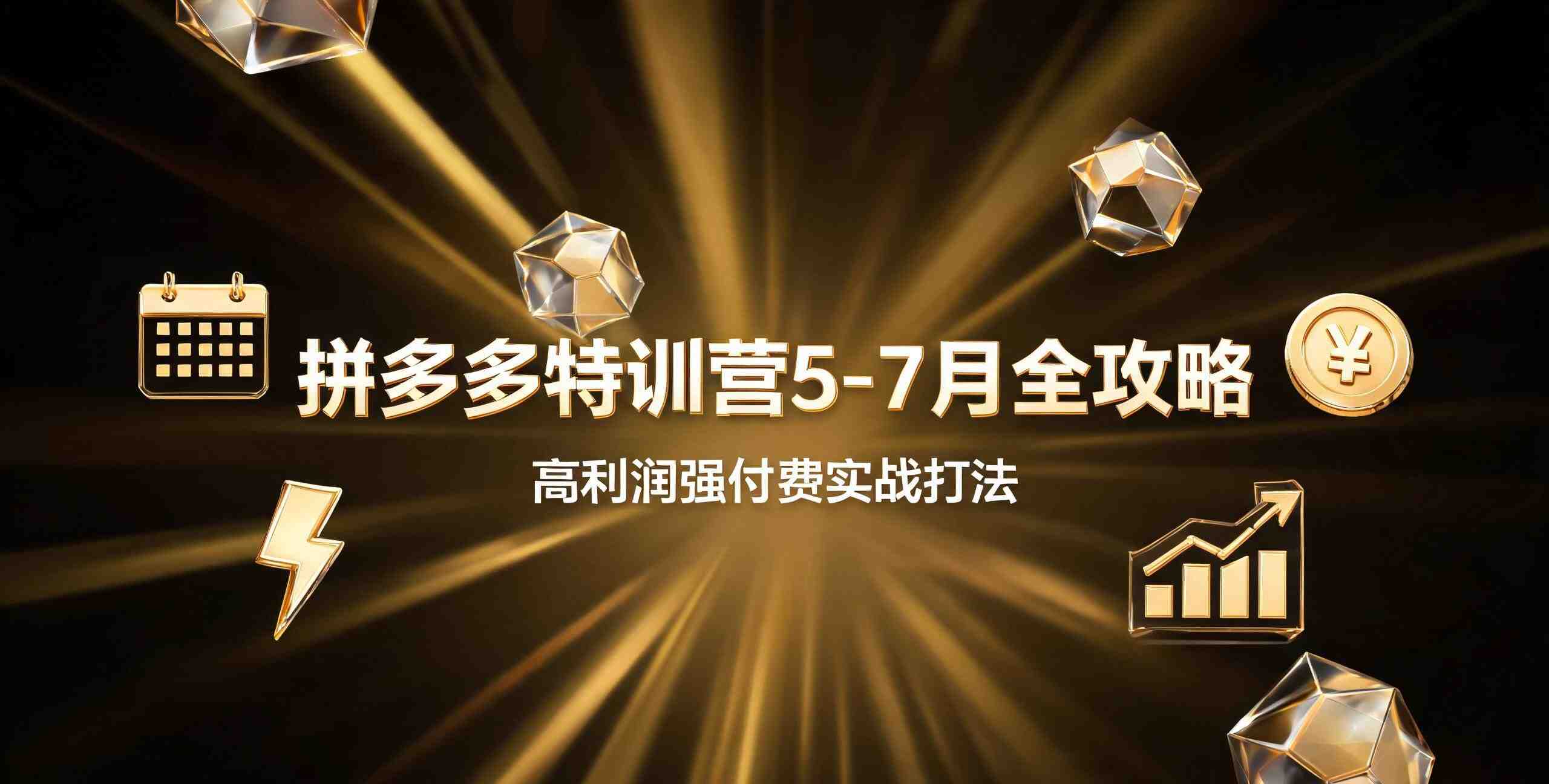 （12期）拼多多特训营5-7月全攻略