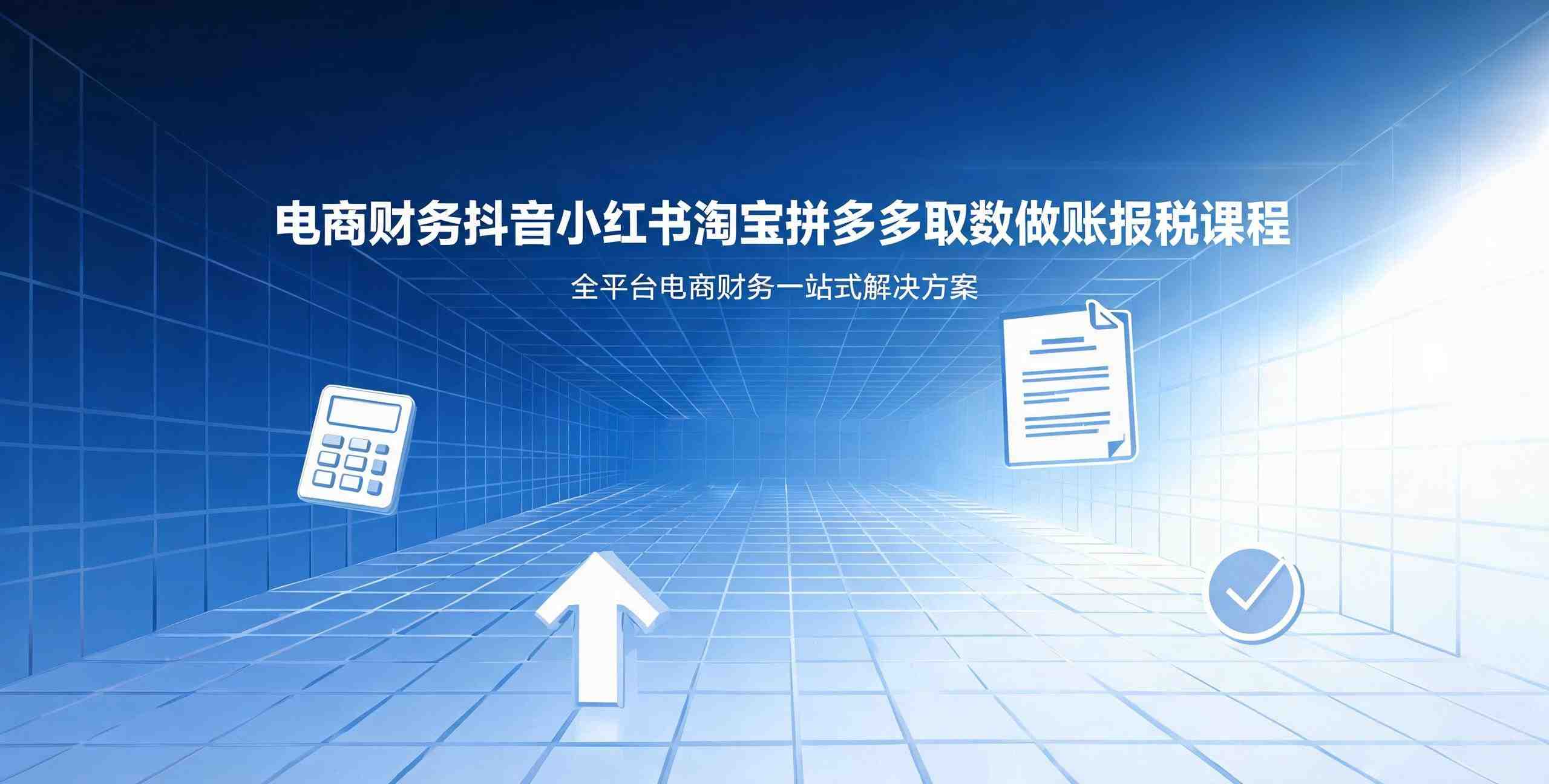 （12期）电商财务抖音小红书淘宝拼多多取数做账报税课程