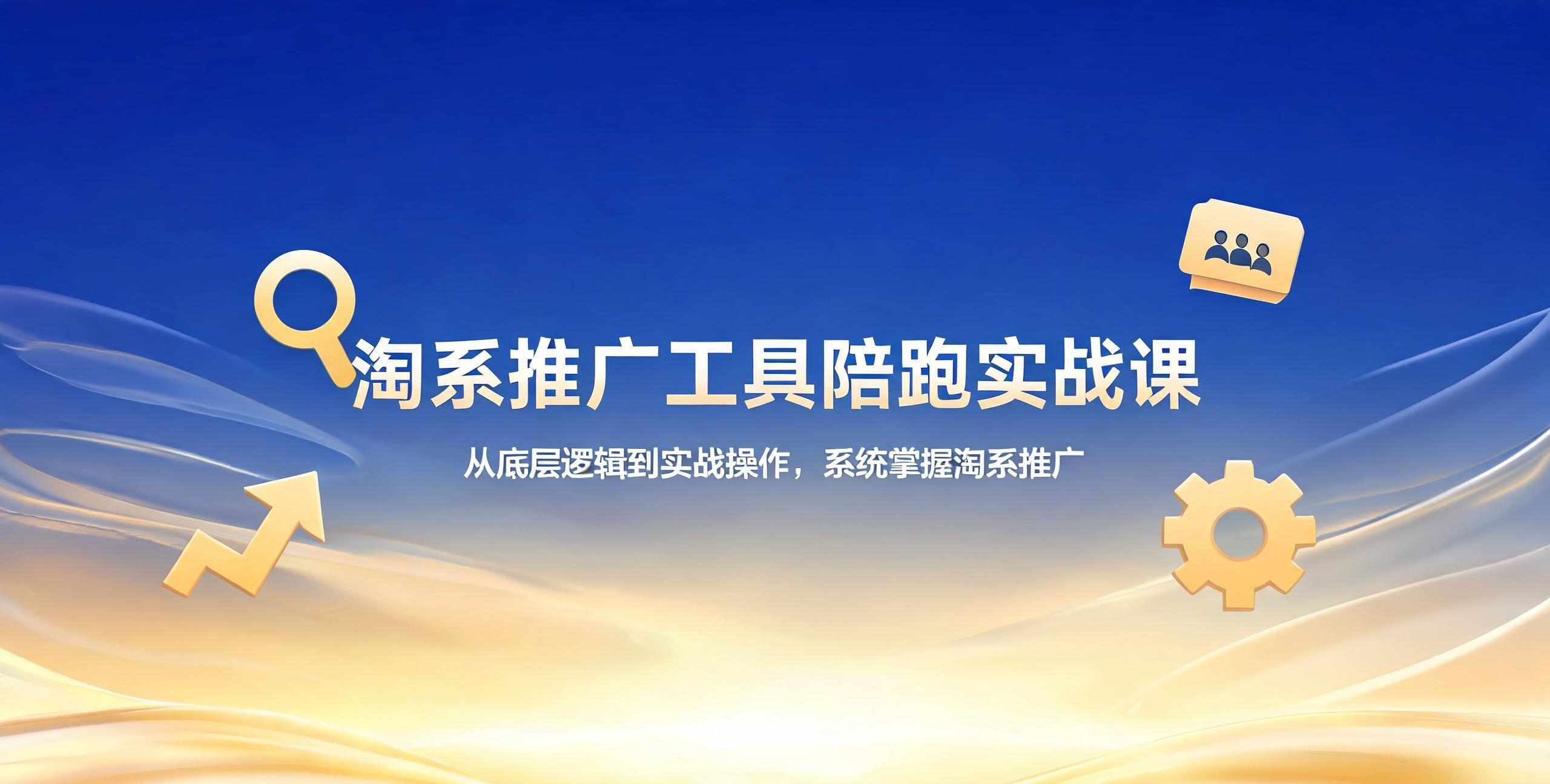 （12期）淘系推广工具陪跑实战课