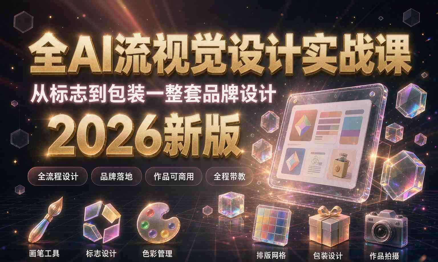 （13期百度）全AI流视觉设计实战课