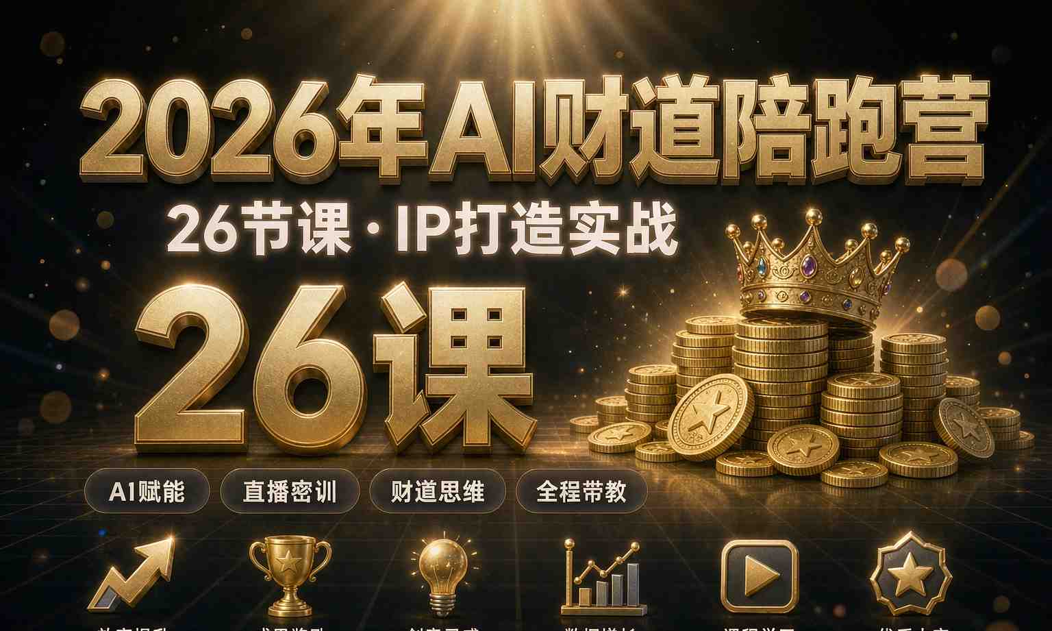 （13期百度）2026年AI财道陪跑营
