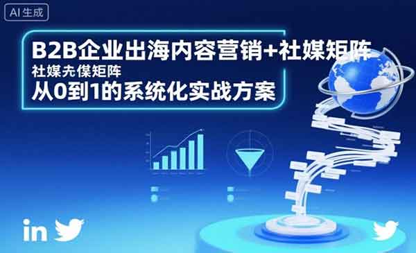 （三网1511期）企业出海营销+社媒矩阵
