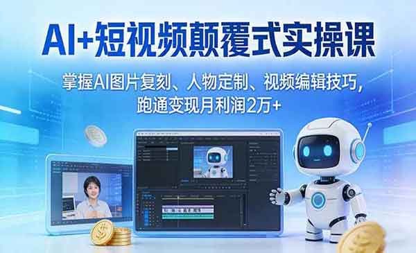 （三网1522期）AI+短视频颠覆式实操