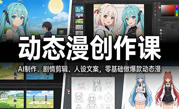 （三网1541期）二次元AI动态漫实战
