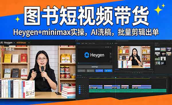 （三网1554期）图书短视频带货