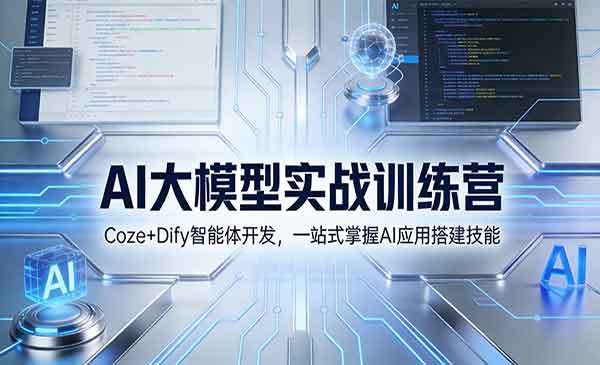 （三网1595期）AI大模型实战训练营